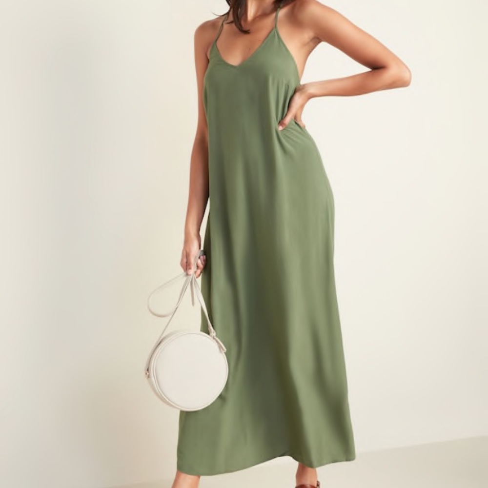 Silky maxi dress